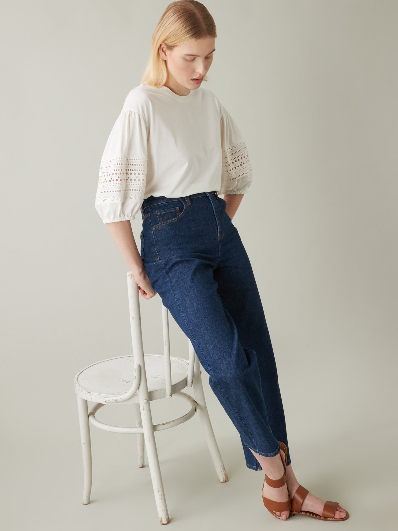 T-shirt trousseau manches ballon femme