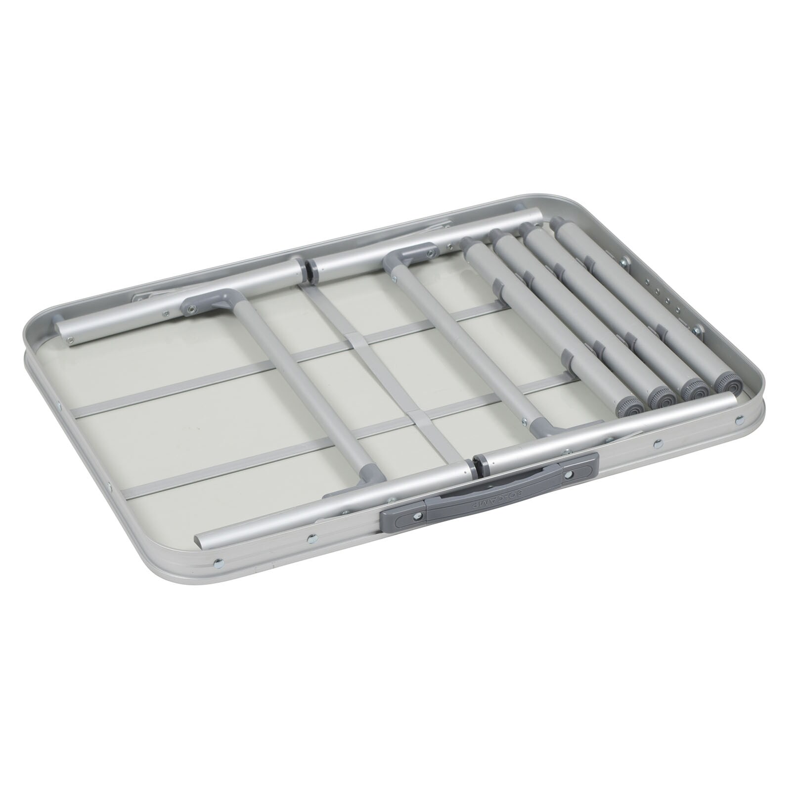 BO-CAMP Alu Mini Campingtisch Premium - Klapptisch Koffertisch Falttisch 2 Höhen