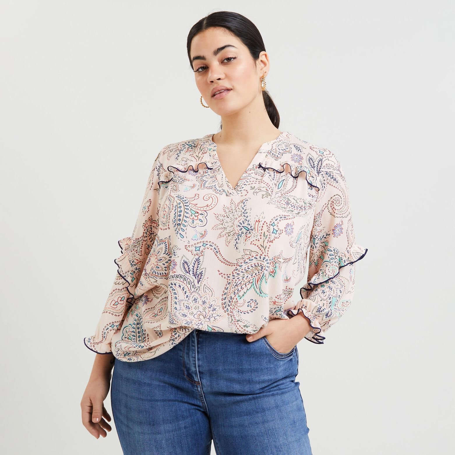 Blouse imprimée femme