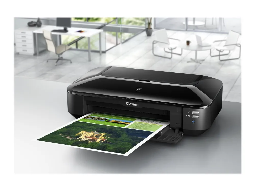 Canon PIXMA iX6850 - Printer - farve - blækprinter - Ledger, A3 Plus - op til 14.5 ipm (mono) / op til 10.4 ipm (farve) - kapacitet: 150 ark - LAN, Wi-Fi(n), USB 2.0