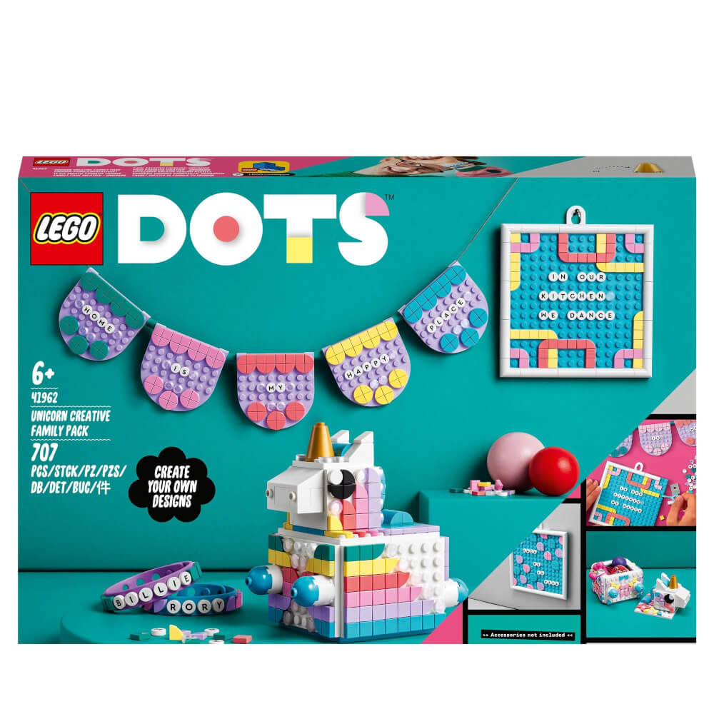 LEGO® DOTS 41962 Einhorn Familienkreativset