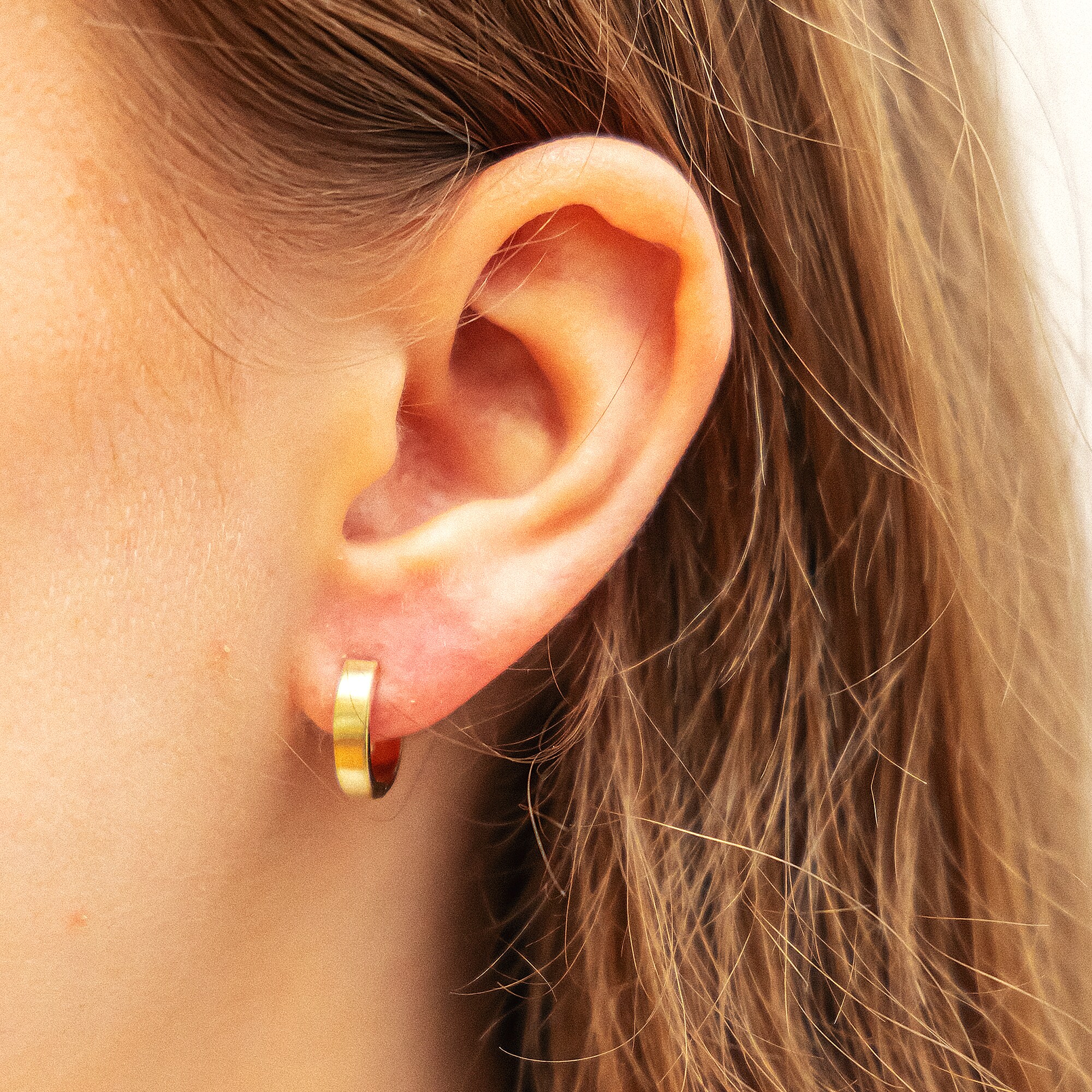 Fascination by Ellen K. Ohrringe Gold 333 glanz matt