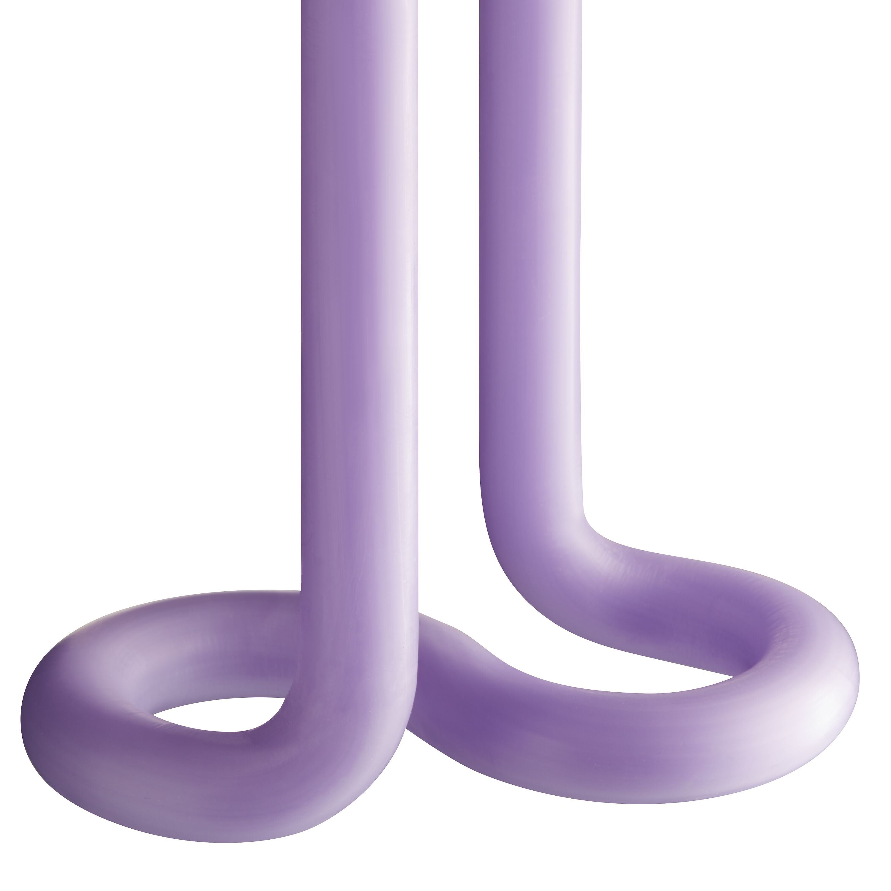 TWIST Kerze lavender H27.5cm - Violett / B: 17.0 cm x T: 10.0 cm x H: 24.5 cm