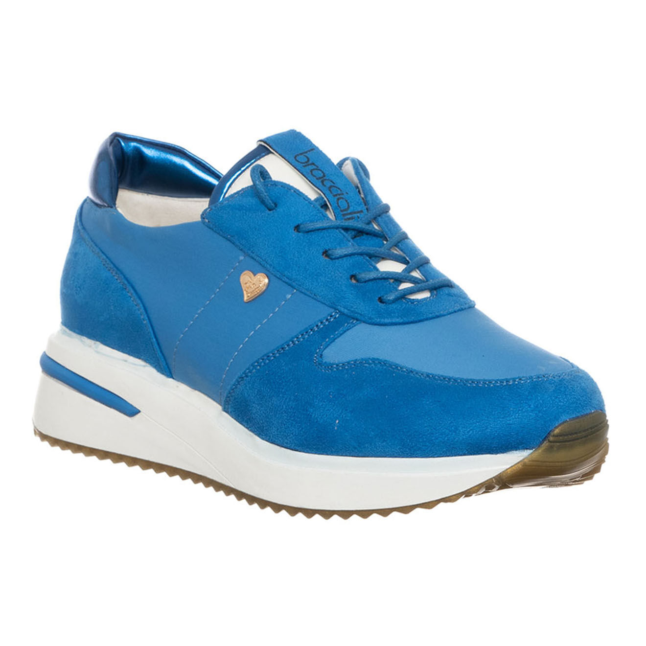 Tua By Braccialini Sneakers en Cuir Roya bleu roi