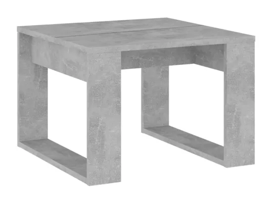 Table d'appoint Gris béton 50x50x35 cm Aggloméré