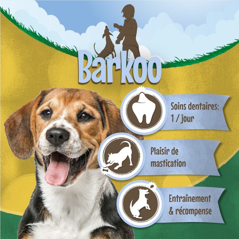Lot Barkoo Dental Snacks - Recette SANS CÉRÉALES