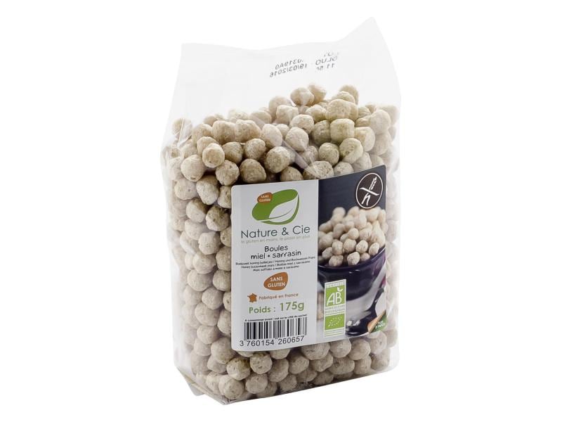 Nature et Cie Bio  Buchweizen-Honig Pops glutenfrei 175 g Glutenfreie Frühstückscerealien