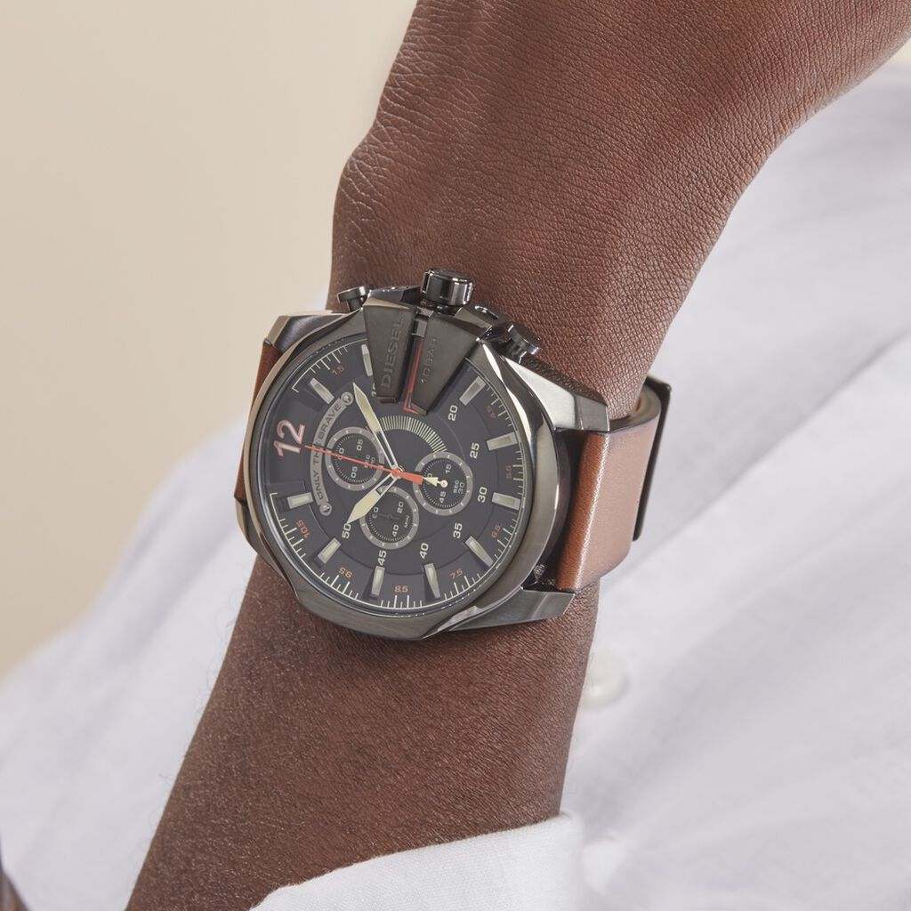 Montre Diesel Mega Chief Noir