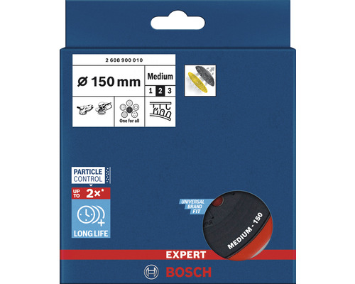 Multi-gaten pad Bosch Ø150mm ongeperforeerd