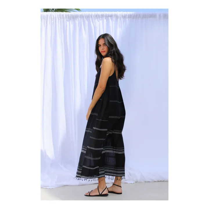 Lemlem Robe Slip Leliti | Noir