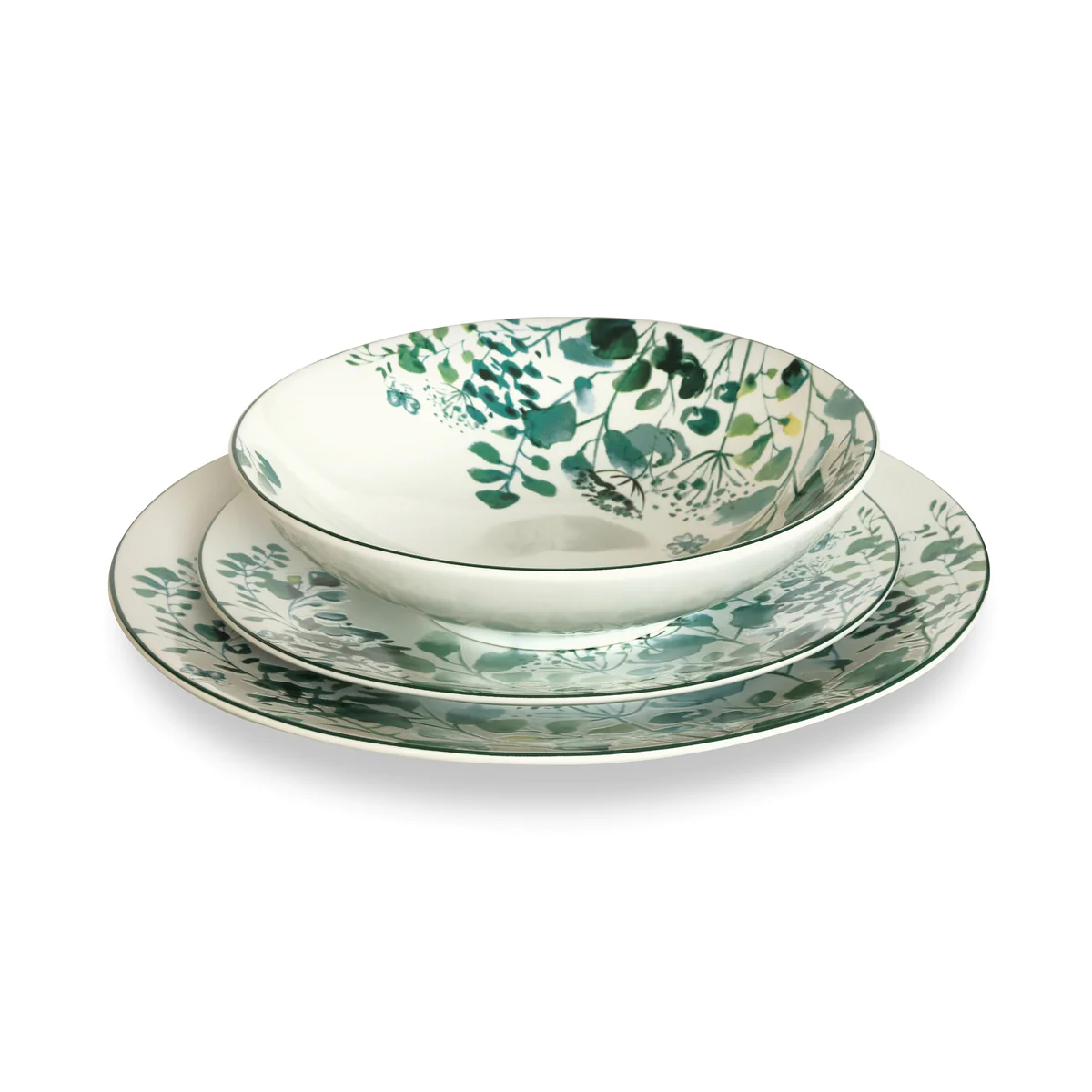 Oxalis - Assiette salade et pâtes 22 cm (lot de 6) Médard de Noblat
