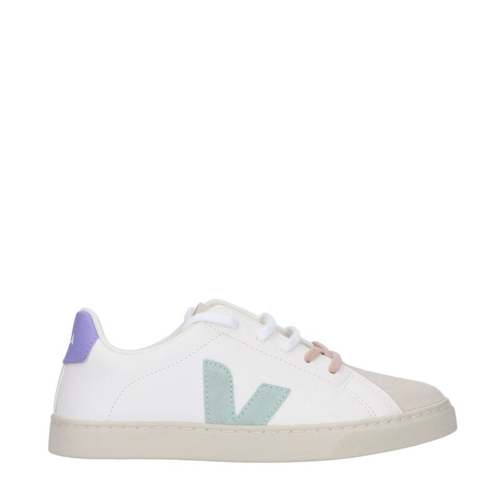 Veja leren sneakers wit/pastel