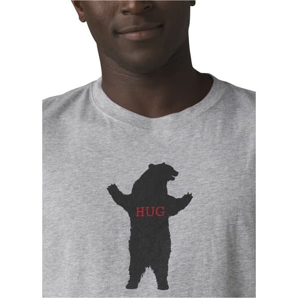 T-shirt PRANA BEAR SQUEEZE JOURNEYMAN MEDIUM HEATHER GREY