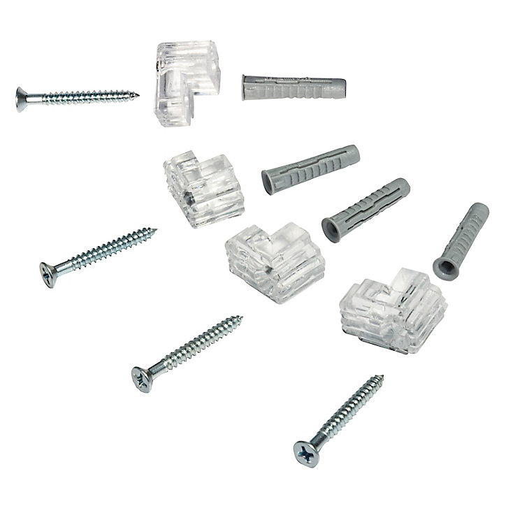 Vis de fixation pour miroir Diall, lot de 4