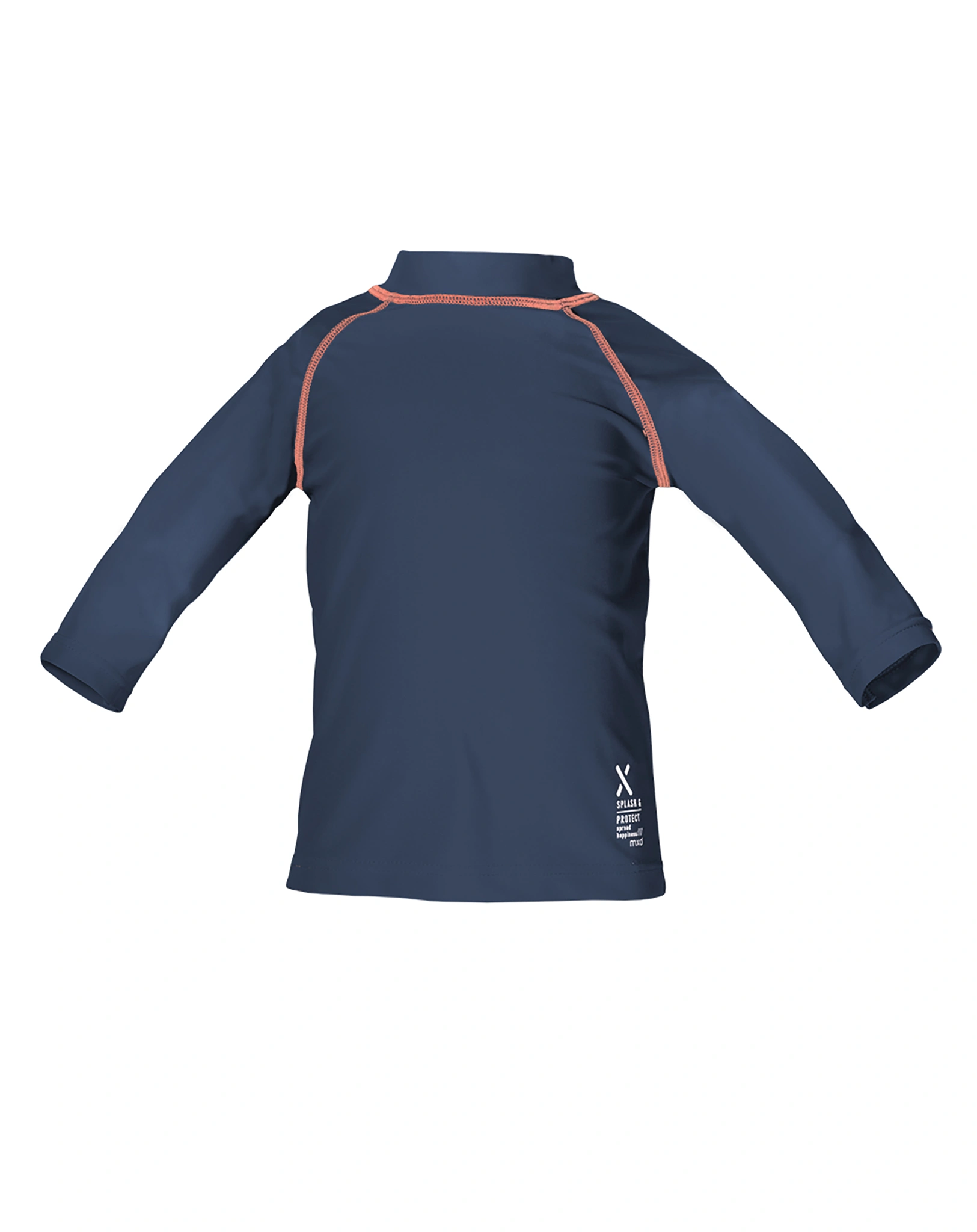 Badeshirt 3/4 Arm WATER in graphitblau