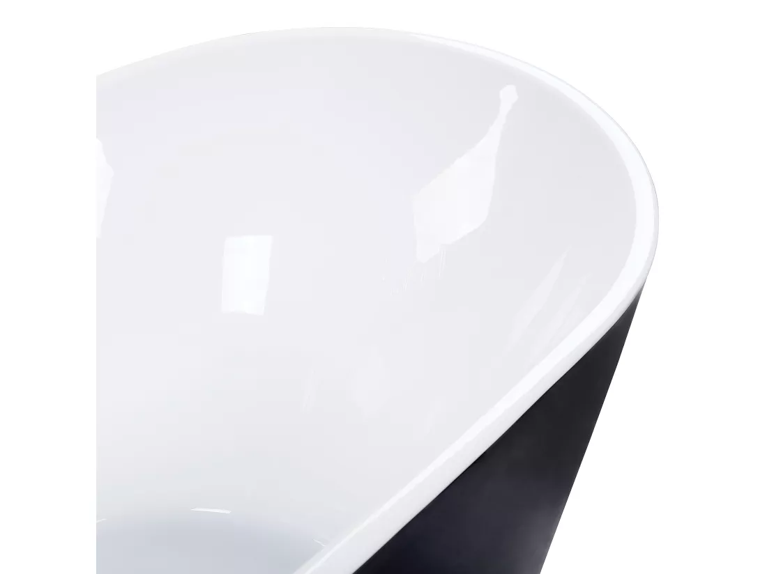 Baignoire îlot noire 160 x 76 cm ANTIGUA