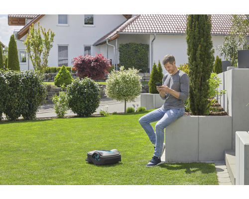 GARDENA smart SILENO life 750 m² robotmaaierset met LONA-functie - Compatibel met SMART HOME van hornbach