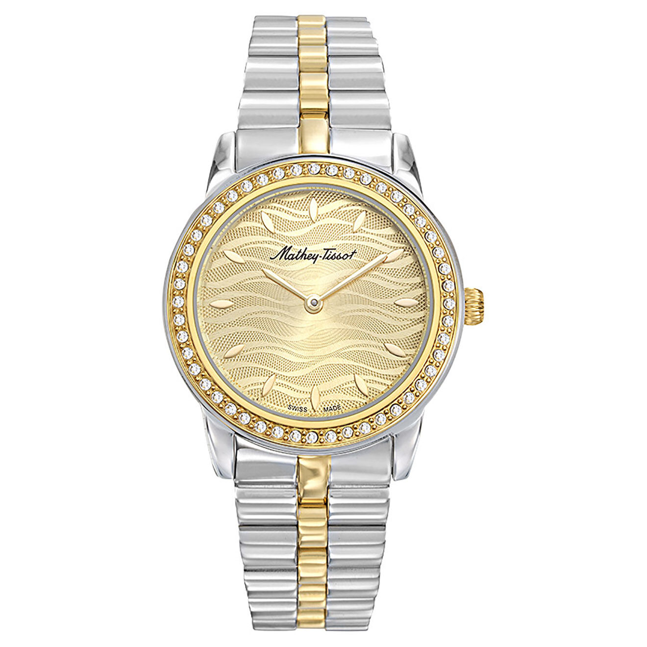 Mathey-Tissot Montre Femme Quartz en Acier Artemis argenté/doré
