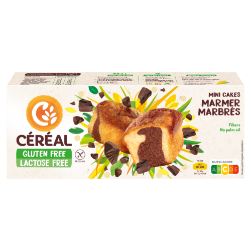 Céréal Cake mini marmer glutenvrij 200g