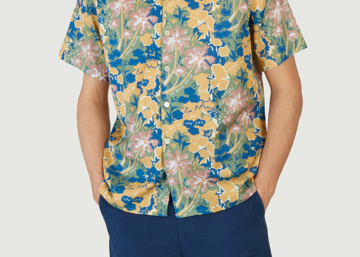 Chemise fluide imprimée palmier PS by PAUL SMITH