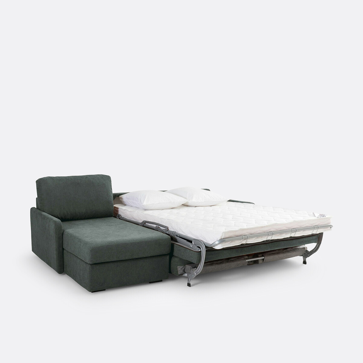 LA REDOUTE INTERIEURS<br>Sofá-cama de canto, tecido texturizado, Bultex Marta