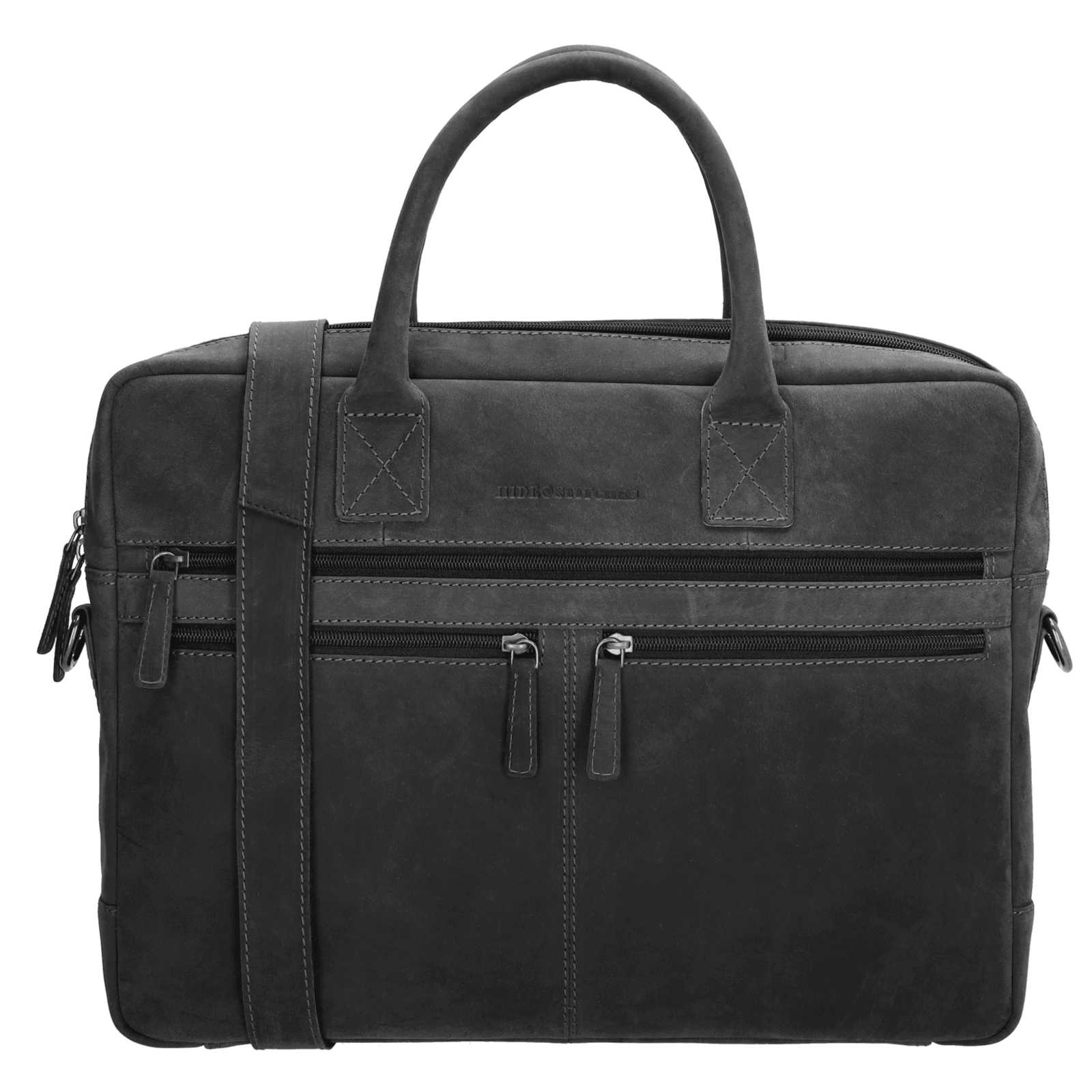 Hide & Stitches Idaho Laptoptas 15,6 inch Zwart