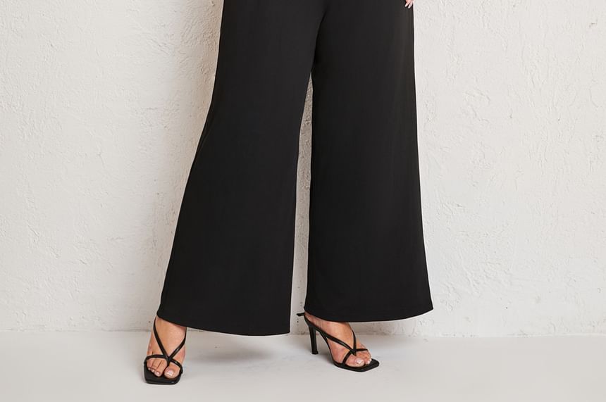 Double Crazy - Mouwloze effen jumpsuit