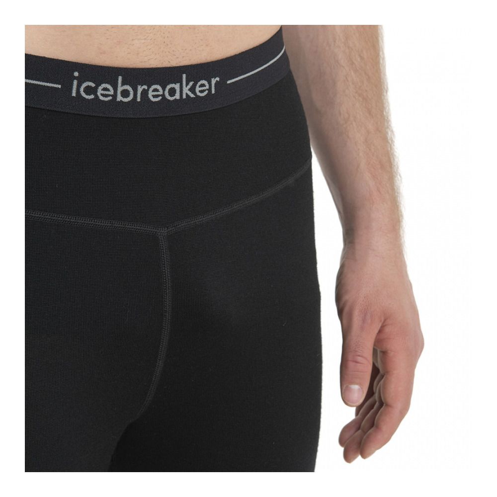 Icebreaker ZONEKNIT 260 - Sous-couche Homme black/jet hthr/cb