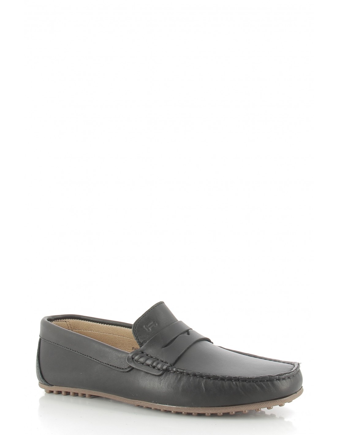 hylton mocassin homme 82985-04 cuir noir