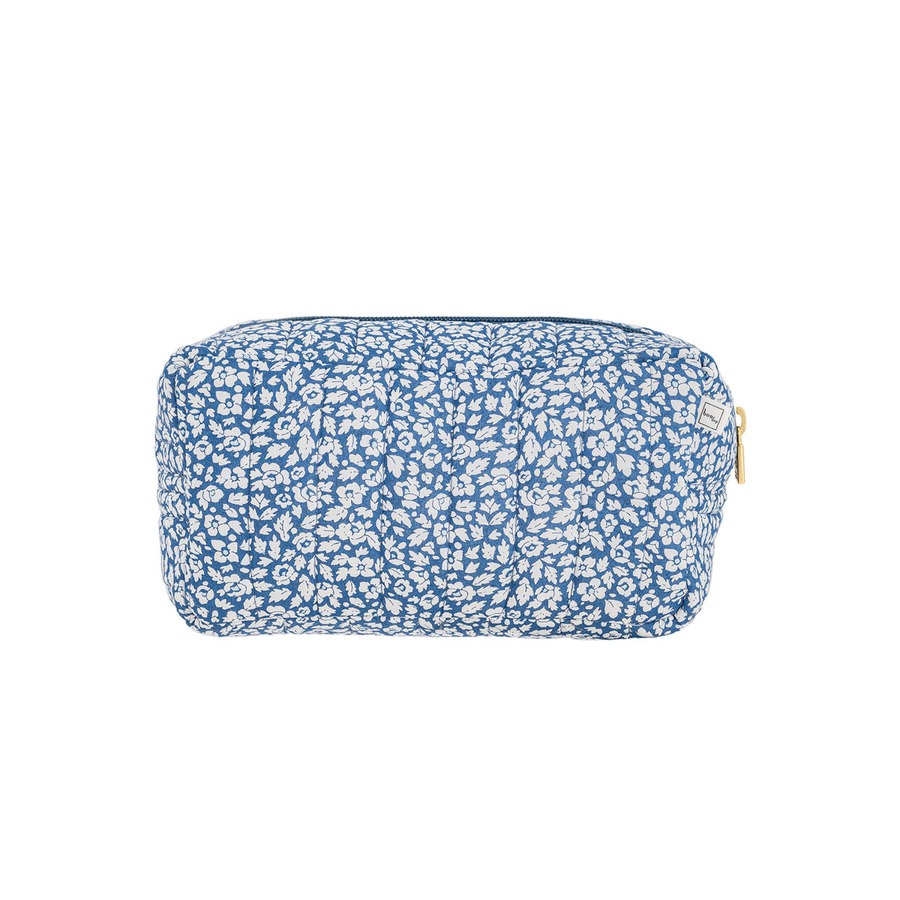 Bon Dep Pouch XS Square Mw Liberty Feather Blue