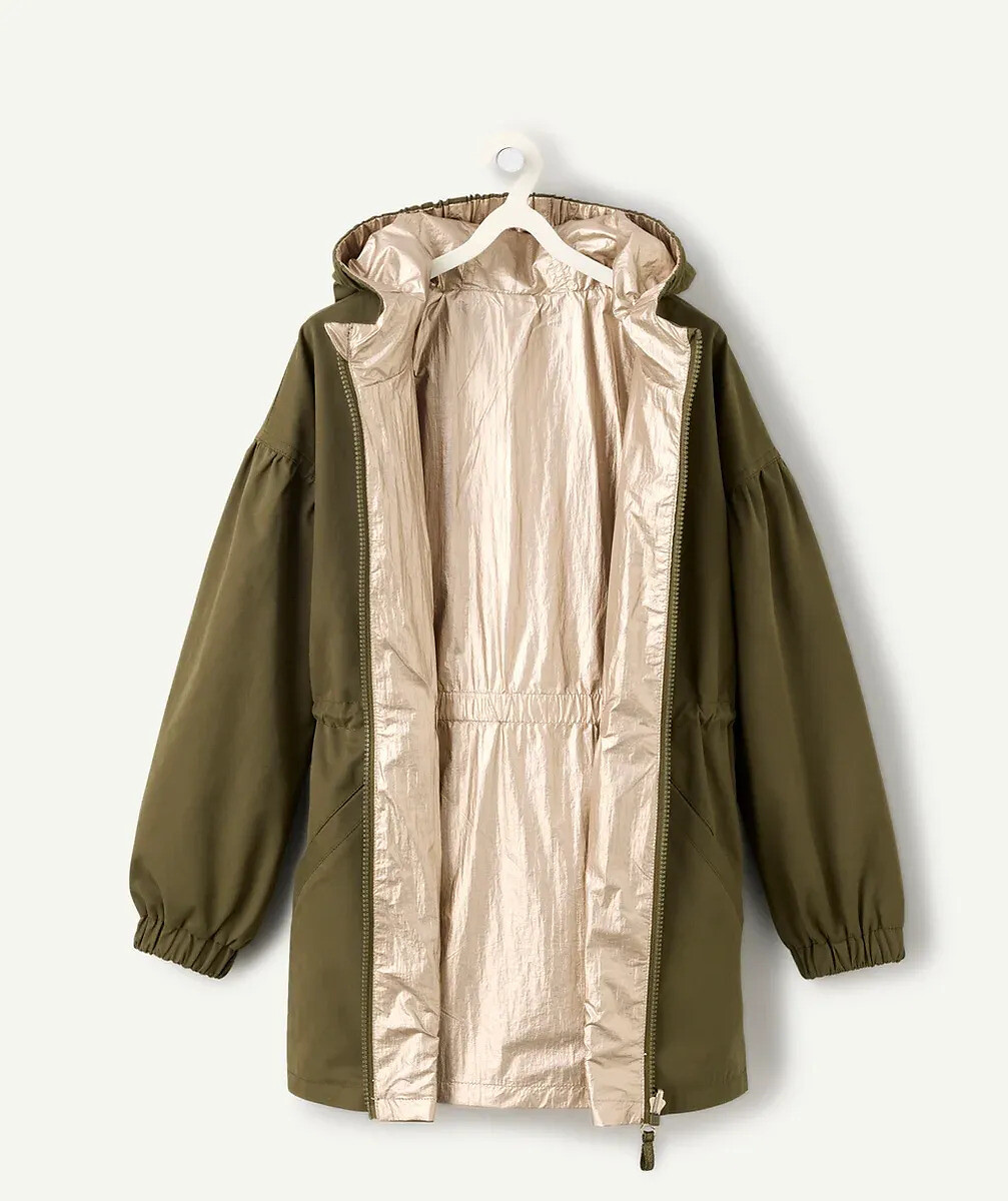 TAPE A L'OEIL<br>Parka reversível e aconchegante