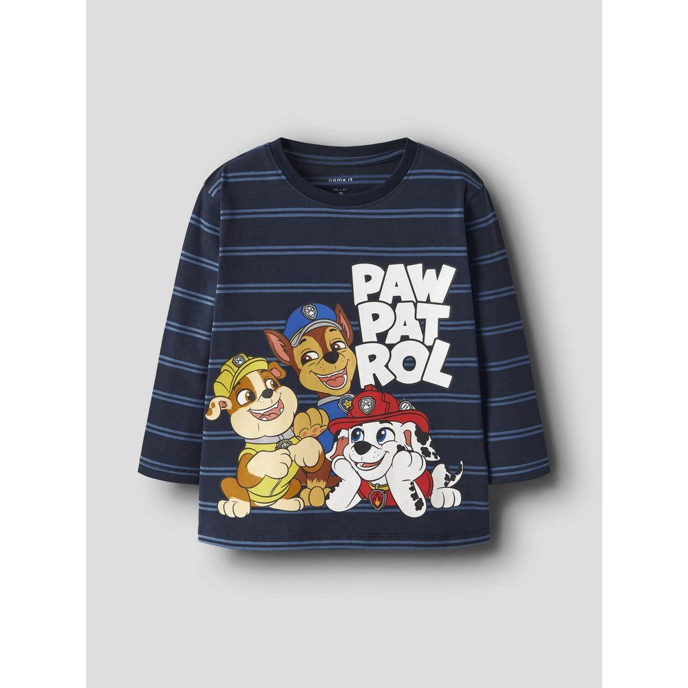 Køb Name It Navy Blazer Nmmjoshue Paw Ls Nreg Top Noos Cplg