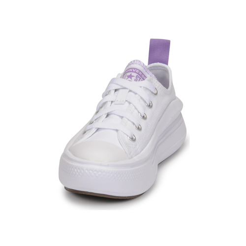 Converse - CHUCK TAYLOR ALL STAR MOVE CANVAS OX - Blanc / Rose