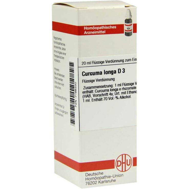 DHU Curcuma longa D 3 Dilution, 20 ml