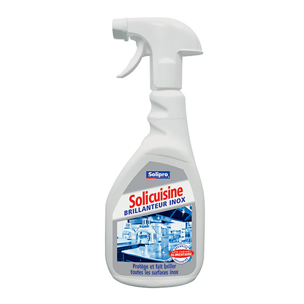 Nettoyant dégraissant inox Solicuisine de Solipro 500 ml