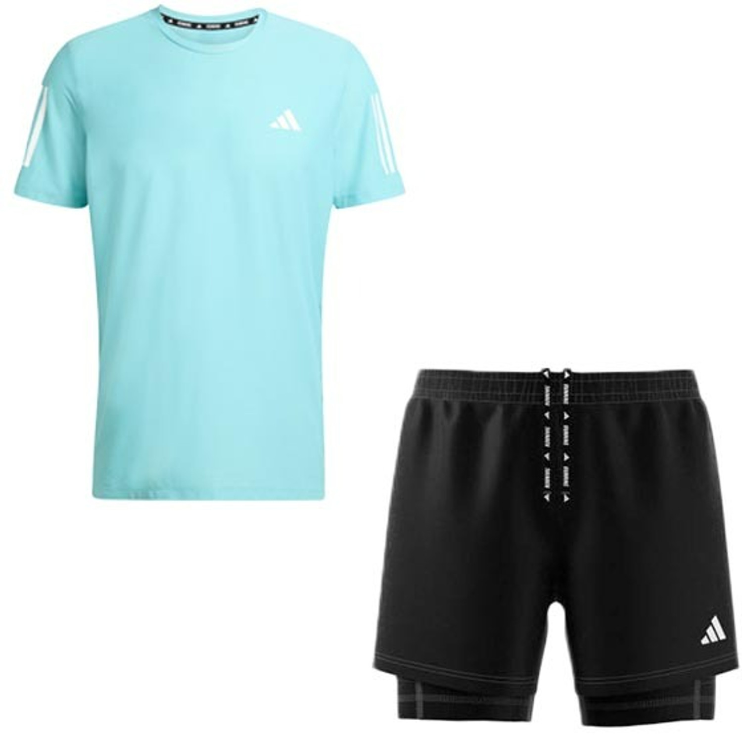 adidas OTR Tee  2in1 Short Set Heren