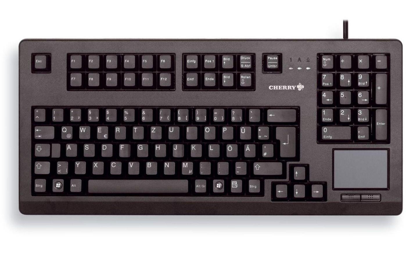 Tastatur G80-11900 Schwarz<br>Kompakte Tastatur mit integriertem Touchpad