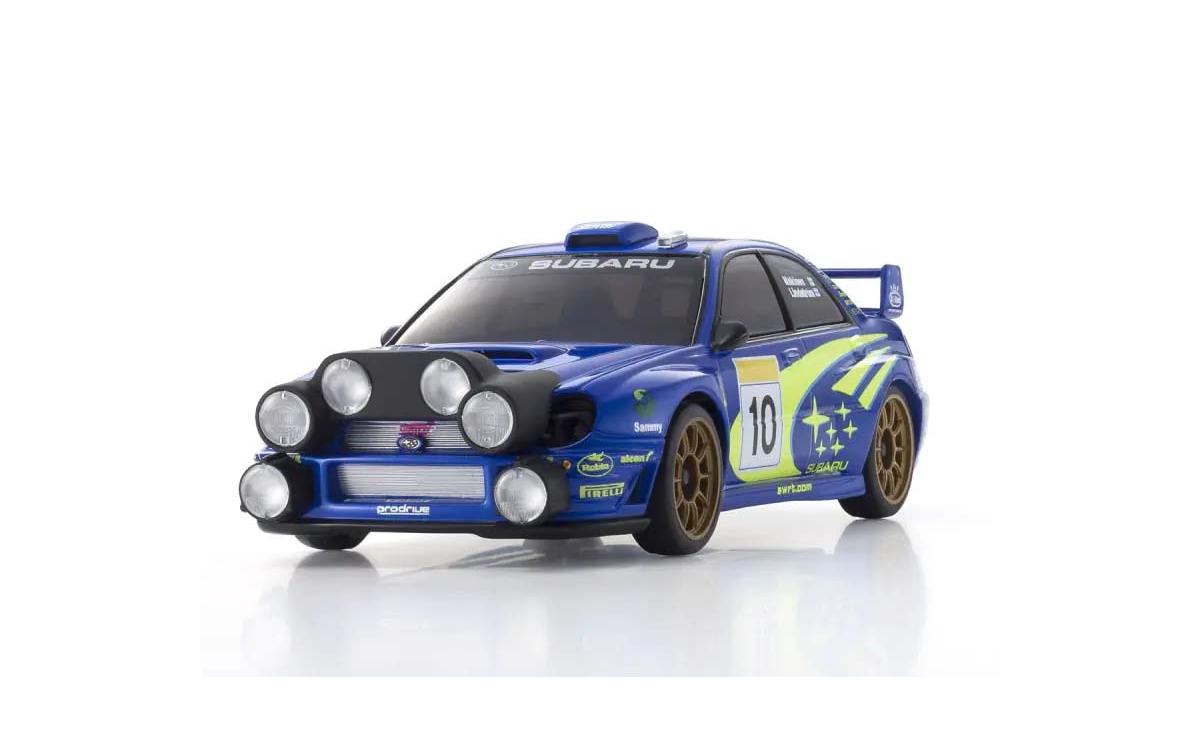 Mini-Z MA020 Subaru Impreza WRC 2002 Weiss, ARTR<br>Mini-Z auf Subaru Impreza Chassis im Readyset