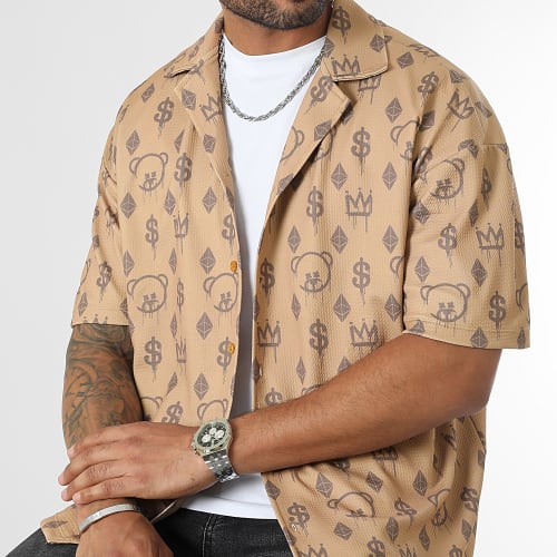 Chemise Oversize Large Lifestyle Maison De Couture 0053 Beige