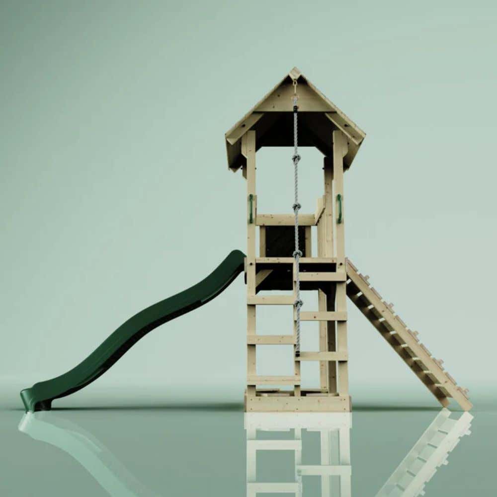 PolarPlay Tromso houten speeltoren in blauw