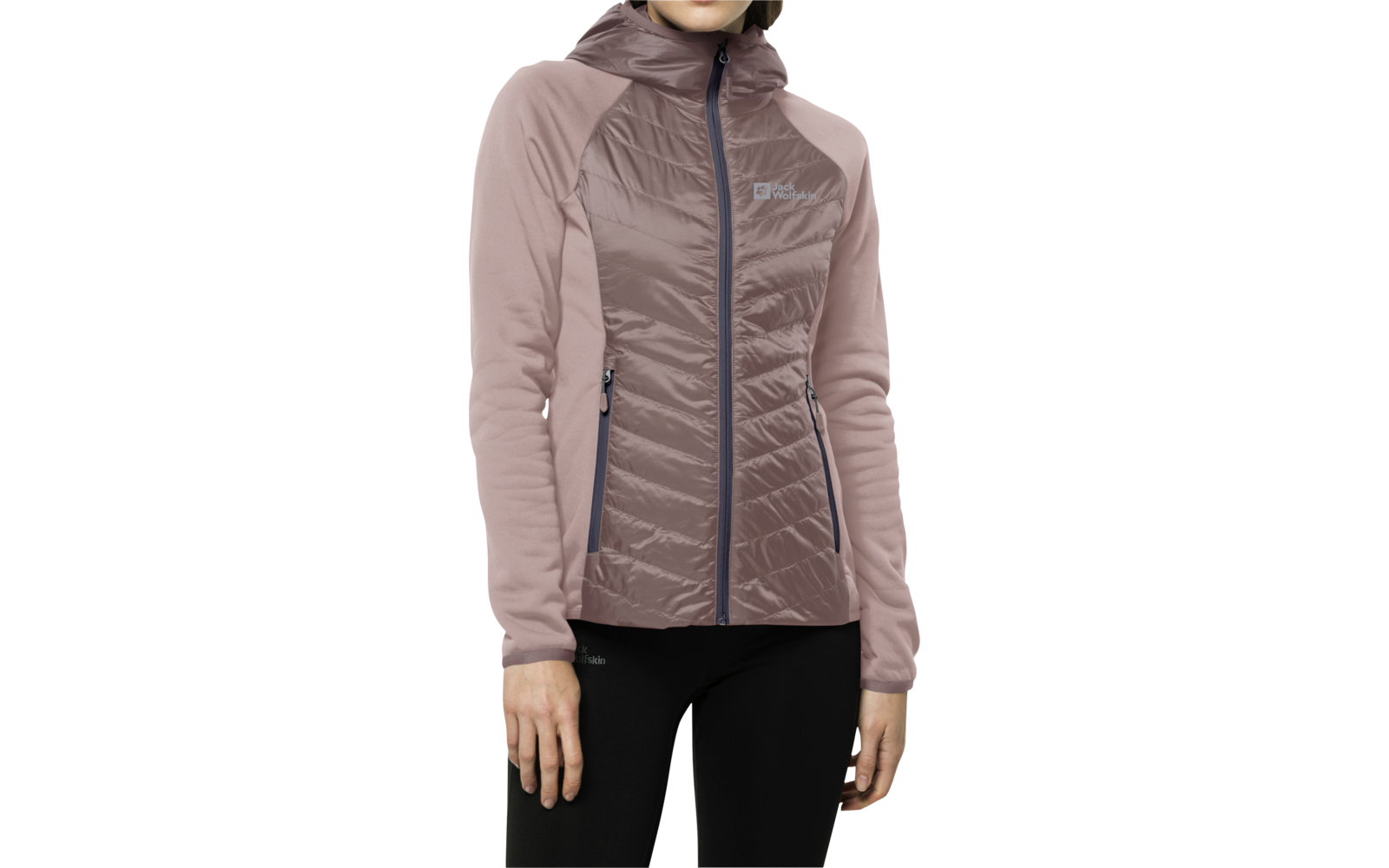 Jack Wolfskin Routeburn Pro Hybrid Damenjacke graphite
