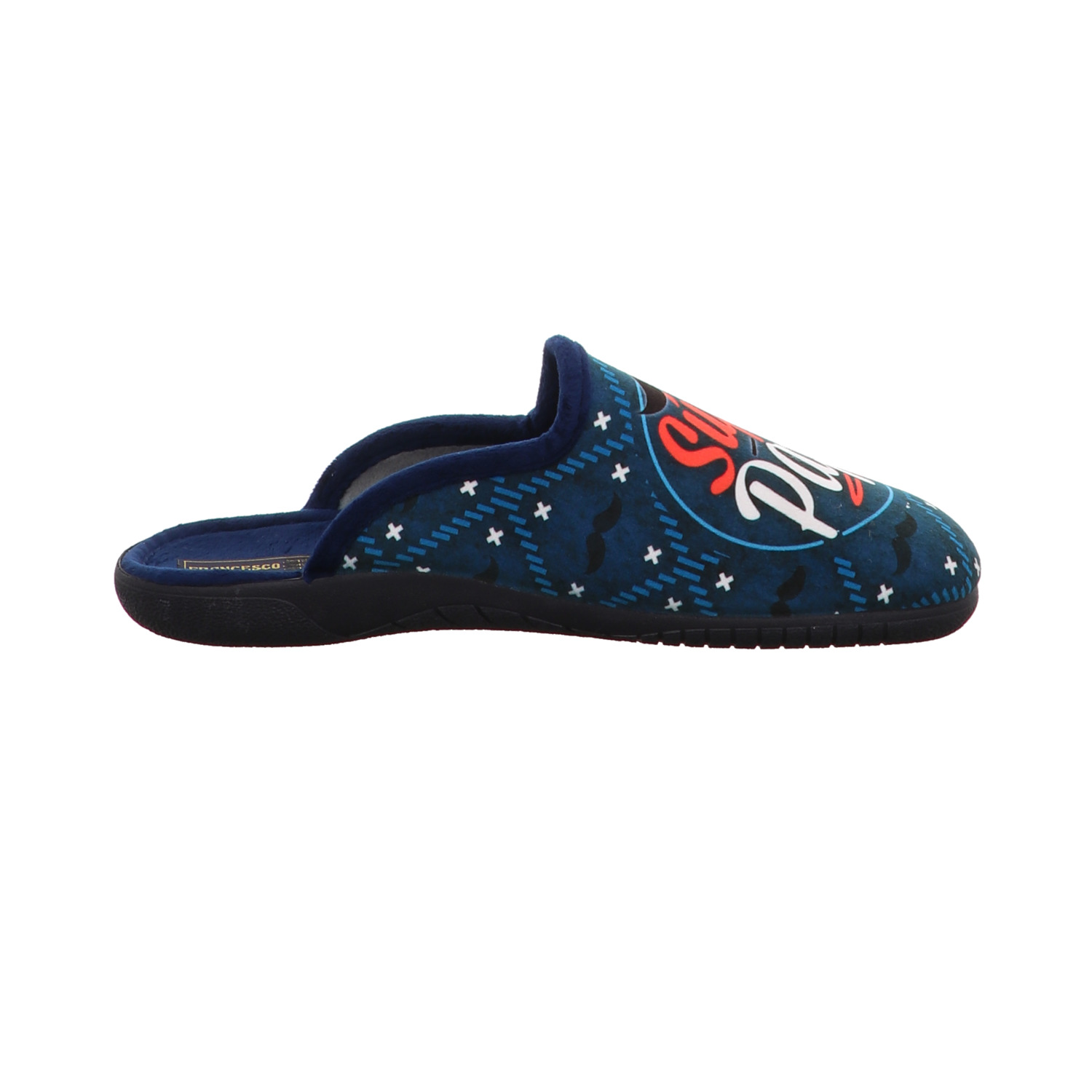 Francesca/o Herren Hausschuh blau