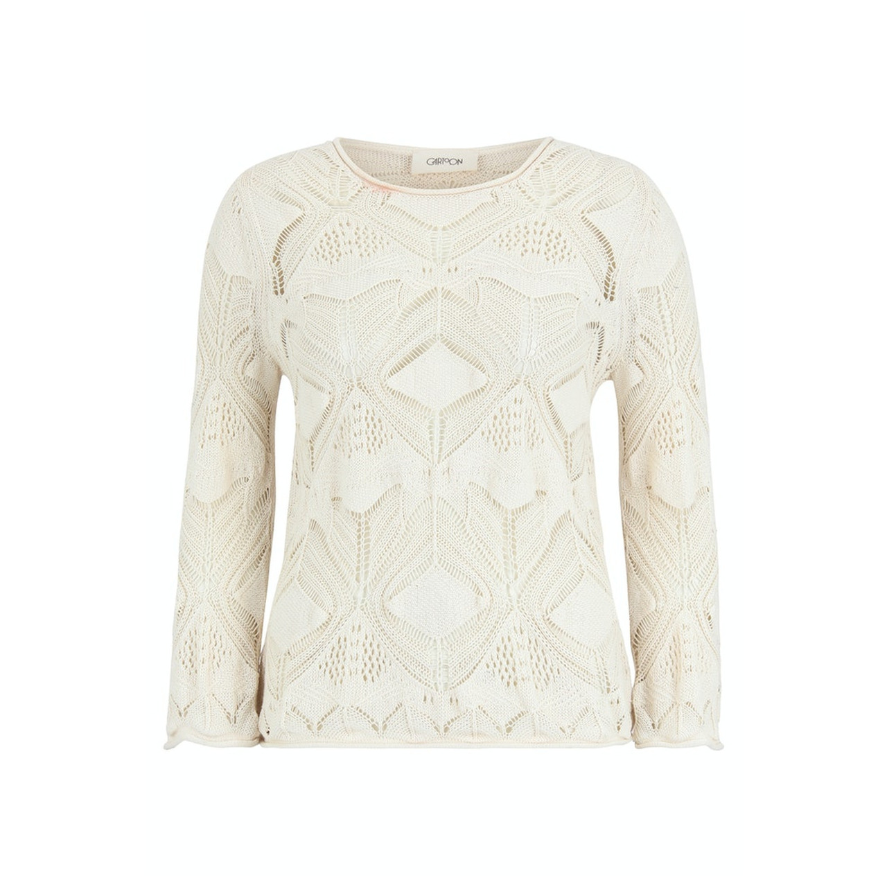 Cartoon Strickpullover Kurz 1/1 Arm