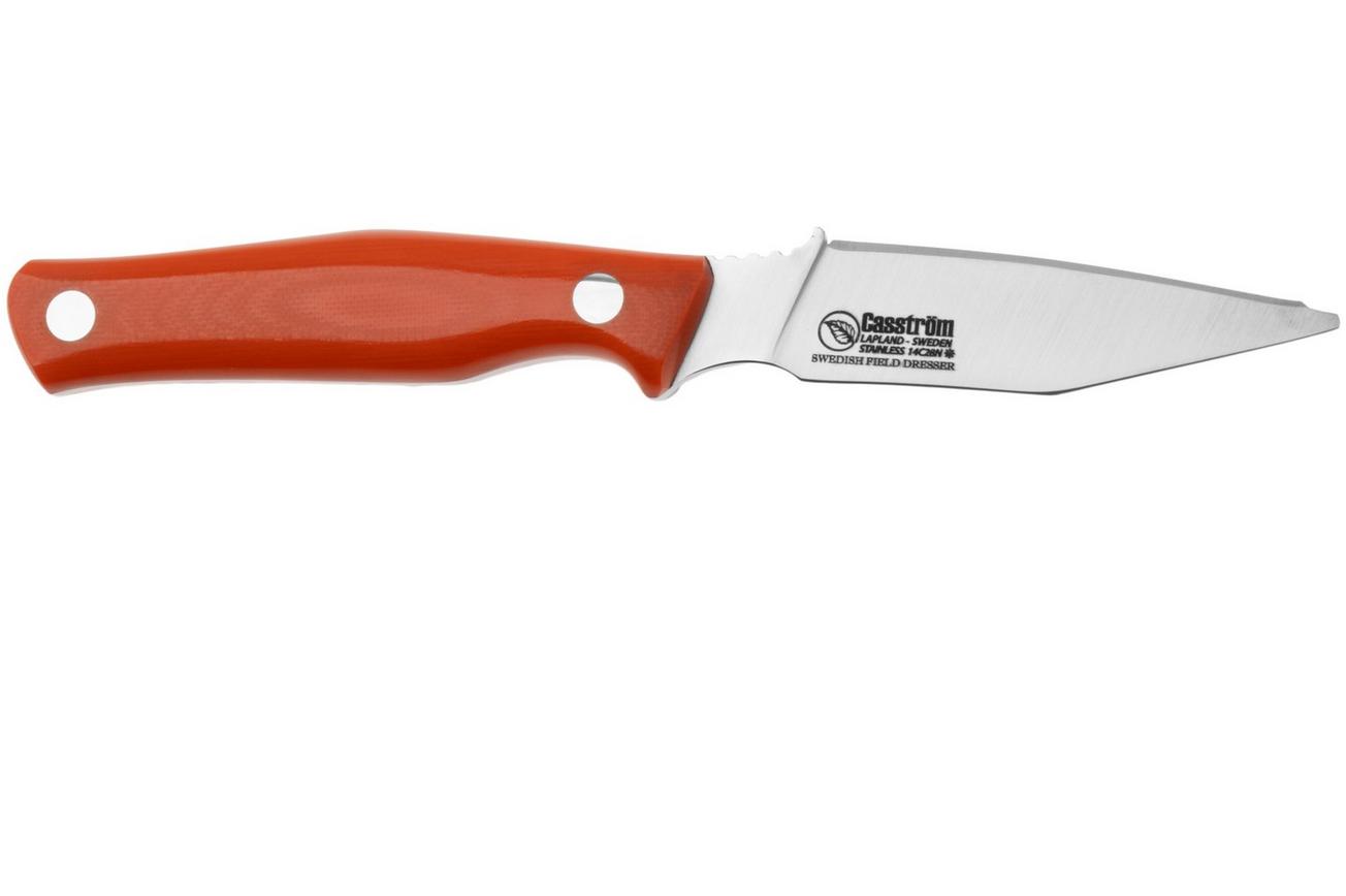 Casström Swedish Field Dresser 13530 Orange G10, jachtmes