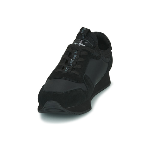 Calvin Klein Jeans - RUNNER SOCK LACEUP NY-LTH - Noir