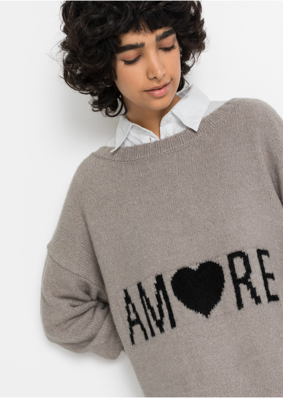Pull long en maille