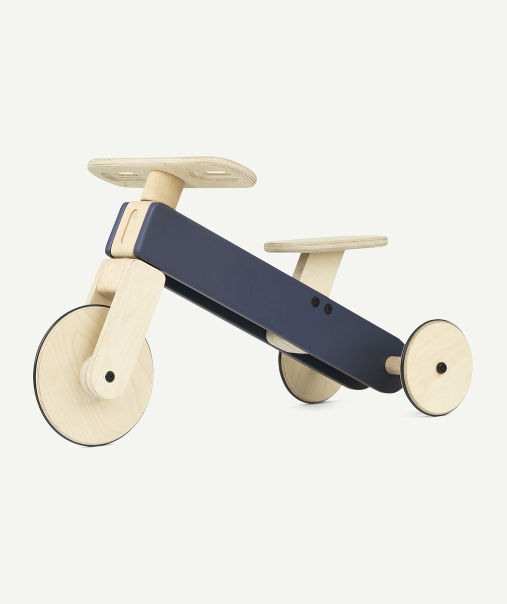 LIEWOODTRICYCLE WYATT BLEU MARINE EN BOIS