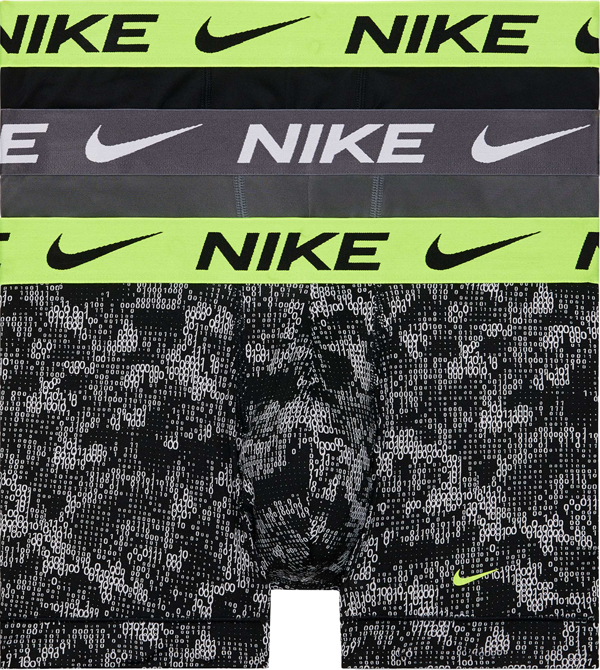 Nike Trunk 3er Pack Grau Gelb FKUT