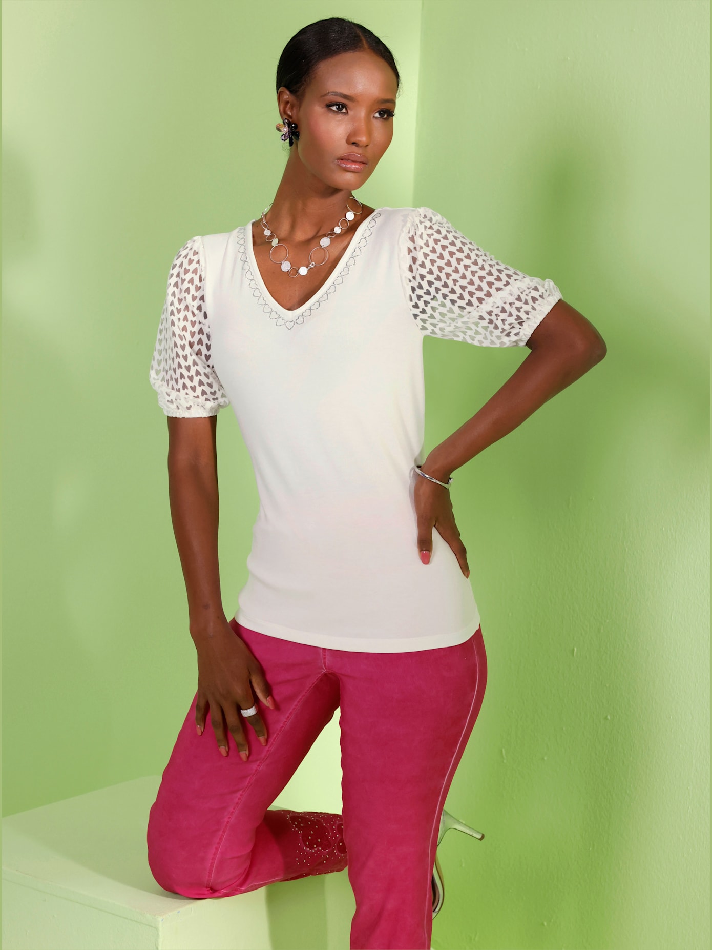 T-shirt viscose