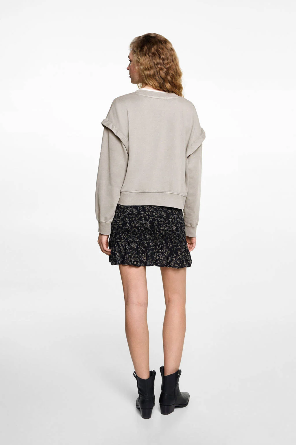 MANGO TEEN sweater grijs